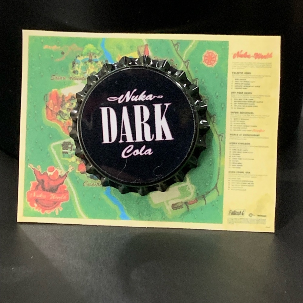Fallout Nuka Cola Dark Cap Pin